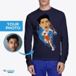 Személyre szabott férfi teniszpóló | Egyedi Teniszjátékos póló Design-Egyéni ruházat-Felnőtt ingek