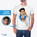 Spersonalizowana koszulka tenisowa dla mężczyzn | Niestandardowe koszulki tenisowe Design-Customywear-Koszulki dla dorosłych