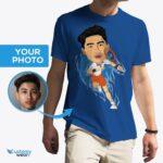 Gepersonaliseerde tennisshirt voor heren | Aangepaste tennisspeler Tee Design-Customywear-volwassen shirts