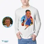 Εξατομικευμένο μπλουζάκι μπάσκετ για άνδρες | Προσαρμοσμένο αθλητικό μπλουζάκι παικτών με Ball-Customywear-πουκάμισα για ενήλικες