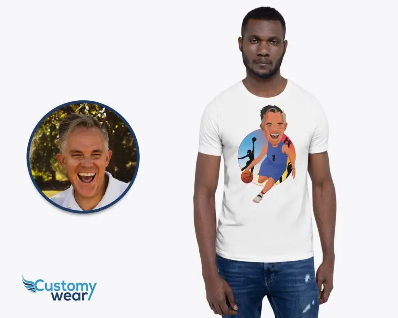 Εξατομικευμένο μπλουζάκι μπάσκετ για άνδρες | Προσαρμοσμένο αθλητικό μπλουζάκι παικτών με Ball-Customywear-πουκάμισα για ενήλικες