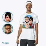 Camicia personalizzata per coppia londinese | Camicie personalizzate UK Portrait Tee-Customywear-Adult