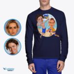 Brugerdefineret volleyball skjorte for par | Matchende volleyball-t-shirt | Personlig Beachvolleyball Gave-Customywear-Voksenskjorter