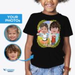 Zakázková číšnická sourozenecká košile | Personalizovaný dárek pro barmana | Baristické tričko pro děti-Customywear-Sourozenci