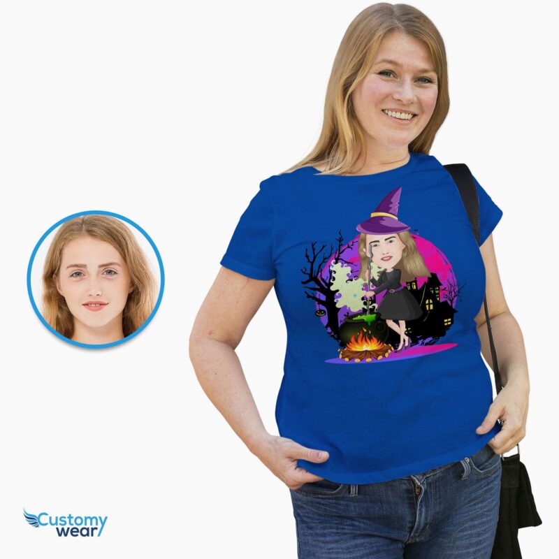 Custom witch T-shirt for women CustomyWear adult2, custom shirt graphics, custom shirt maker, custom tshirt, Custom witch T-shirt, Custom witch