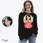 Personalized Women's Fairy T-Shirt | Custom Princess Angel Caricature Tee-Customywear-Adult shirts