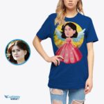Personalized Women's Fairy T-Shirt | Custom Princess Angel Caricature Tee-Customywear-Adult shirts