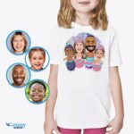 Gepersonaliseerd familieshirt voor Pasen | Aangepaste grote zus en zusje Tee-Customywear-familie shirts voor kinderen