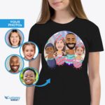 Gepersonaliseerd familieshirt voor Pasen | Aangepaste grote zus en zusje Tee-Customywear-familie shirts voor kinderen