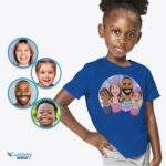 Cămașă de familie de Paște personalizată | Tricou personalizat pentru sora mai mare și sora mai mică-Haine personalizate-cămăși de familie pentru copii