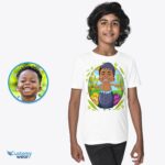 Personalized Hatching Easter Egg Shirt | Custom Photo Tee for Youth-Customywear-Boys