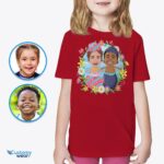 Молодёжная футболка с персонализированными пасхальными яйцами | Соответствующие футболки для братьев и сестер-Customywear-Siblings
