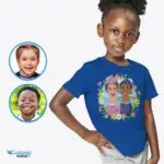 Personalized Easter Eggs Youth T-Shirt | Sibling Matching Tees-Customywear-Siblings