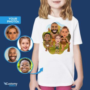 Custom youth ancient family shirt, Primitive Family shirt, Girls caveman family shirt CustomyWear Caveman_shirt, Siblings_shirt, youth, youth_custom_tshirt