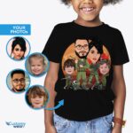 Custom Youth Army Family Shirt | Personalizované vojenské sourozenecké tričko-Customywear-Youth / Kids