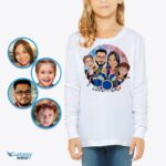 Chemise familiale musicale personnalisée | Tee-shirt batteur personnalisé pour adolescents-Customywear-Brummer T-shirts