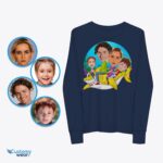 Chemise de requin familiale personnalisée pour les jeunes | Baby Shark Adventure Tee-Customywear-Chemises de famille pour enfants