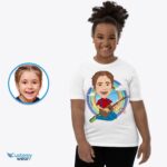 Custom Youth Guitar Player Tee | Transform Your Photo into Personalized T-Shirt-Customywear-Youth / Kids