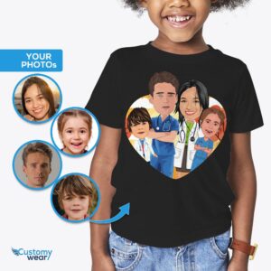 Transform Your Photo into Custom Youth Nursing Student Family Shirt | Personalized Nursing School Tee Axtra - ALL vector shirts - male www.customywear.com