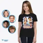 Personalized Youth Tennis T-Shirt - Custom Tennis Clothes for Kids with Name and Design-Customywear-Youth / Kids