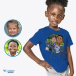 Chemises personnalisées pour frères et sœurs à cheval - Custom Funny Kids Tee-Customywear-Girls