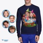 Kemeja Ulang Tahun Keluarga yang Dipersonalisasi - Kaos Perayaan Kustom-Pakaian Kustom-Ulang Tahun