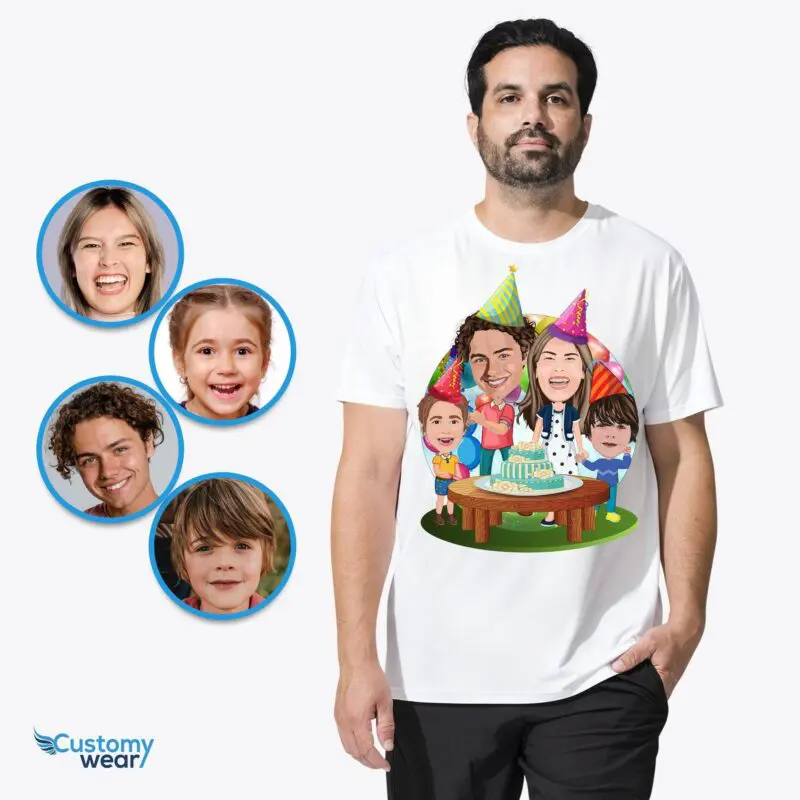 Personalized Family Birthday Shirts - Custom Celebration Tee-Customywear-Birthday
