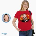 Özel Komik Kadın Şarkıcı Gömlekleri | Kişiye Özel Şarkı Söyleme Fotoğraflı Tişört-Customywear-Yetişkin Gömlekleri