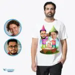 Custom Gay Birthday Couple T-Shirt - Personalized LGBTQ Celebration Tee-Customywear-Birthday