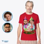 Vlastní tričko pro homosexuální narozeniny pro pár – personalizované tričko na oslavu LGBTQ – oblečení na míru – narozeniny