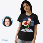 Kadınlar için Özel Grinch Film Tişörtü - Kişiselleştirilmiş Poster Tarzı Tişört-Customywear-Yetişkin gömlekleri