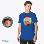 Рубашка с гитарой для мальчика-гитариста на заказ — футболка с персонализированным музыкальным вдохновением-Customywear-Boys