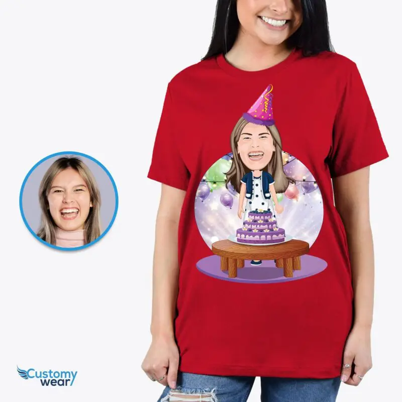 Custom Happy Birthday Woman Shirt - Personalized Fun Gift for Her-Customywear-Adult shirts