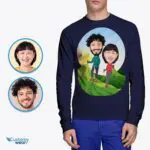 Custom Hiking Couples Shirts - Personalized Mountain Adventure Tees-Customywear-Adult shirts