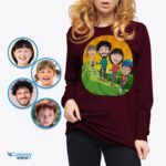 Семейные рубашки для походов на заказ — персонализированная футболка Memorial Adventure — одежда на заказ — рубашки для взрослых