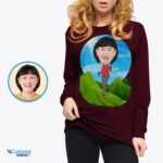 Custom Hiking Woman Shirt - Personalized Female Hiker Mountain Tee-Customywear-Adult shirts