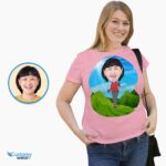 Custom Hiking Woman Shirt - Personalized Female Hiker Mountain Tee-Customywear-Adult shirts
