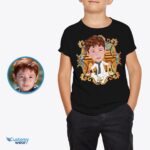Персонализированная футболка для мальчика в индийском стиле | Футболка с фотографией на заказ Art-Customywear-Boys