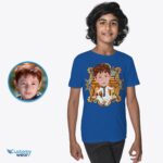 Персонализированная футболка для мальчика в индийском стиле | Футболка с фотографией на заказ Art-Customywear-Boys