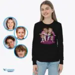 Custom Jiu Jitsu Family Shirt | Transform Your Photos into Personalized Karate Tees-Customywear-Adult shirts