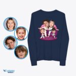 Cămașă personalizată de familie Jiu Jitsu | Transformă-ți fotografiile în tricouri personalizate de karate-haine personalizate-cămăși pentru adulți