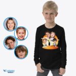 Özel Jiu Jitsu Aile Tişörtü | Kişiye Özel Karate Kid Hediyesi-Özel Giyim-Yetişkin Gömlekleri