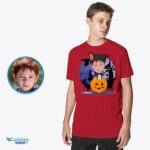 Kaos Labu Kitty Boy Custom | Kaos Kostum Kucing yang Dipersonalisasi untuk Anak Laki-Laki-Pakaian Khusus-Anak Laki-Laki