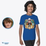 Корейская рубашка для мальчика на заказ | Персонализированная футболка для любителей путешествий по Корее — индивидуальная одежда — для мальчиков