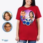 Özel Lezbiyen Davulcu Gömleği | Kişiye Özel LGBTQ Müzik Hediyesi-Özel Kıyafet-Davulcu Tişörtleri