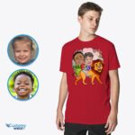 Kaos Kakak Berkuda Singa Custom | Hadiah Lucu Anak Laki-Laki-Pakaian Kustom yang Dipersonalisasi