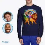 Custom Lion Shirt | Personalized Couples Adventure Gift-Customywear-LGBTQ