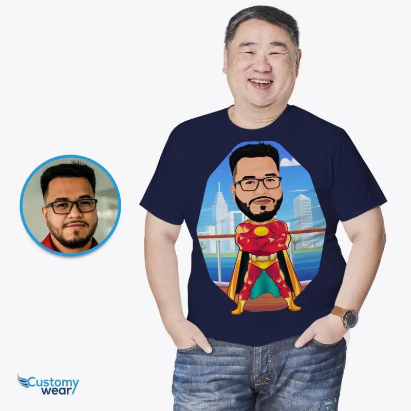 Personalized Male Superhero Custom Shirt | Create Your Own Hero Tee-Customywear-Adult shirts