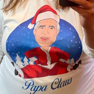 Embrace the Festive Spirit with Our Custom Santa Claus Man Sitting Shirt! photo review