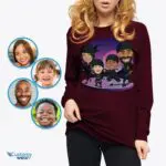 Custom Ninja Family Shirts | Personalized Step Mom Gift-Customywear-Adult shirts